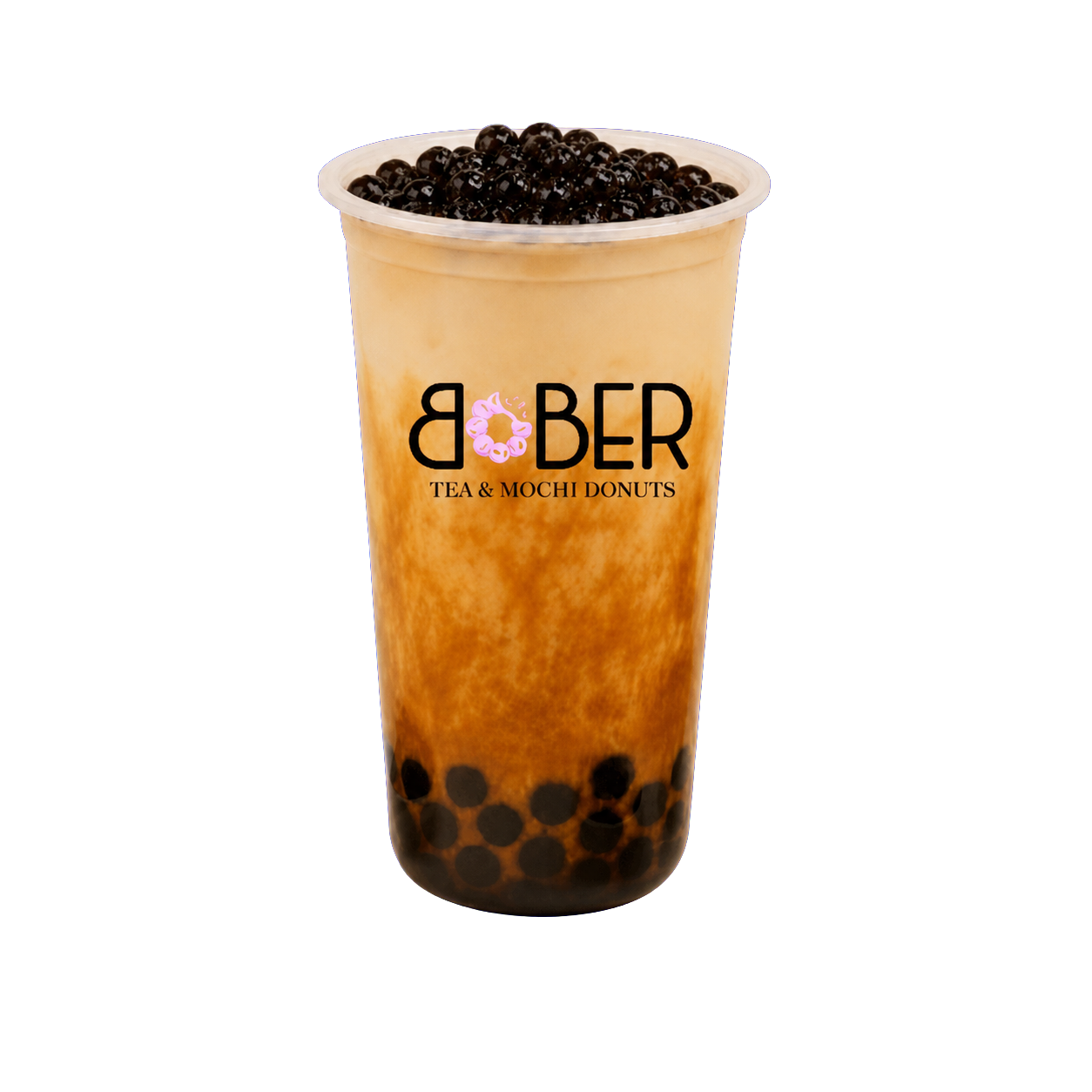 Bober Tea brown sugar milk tea with tapioca pearls