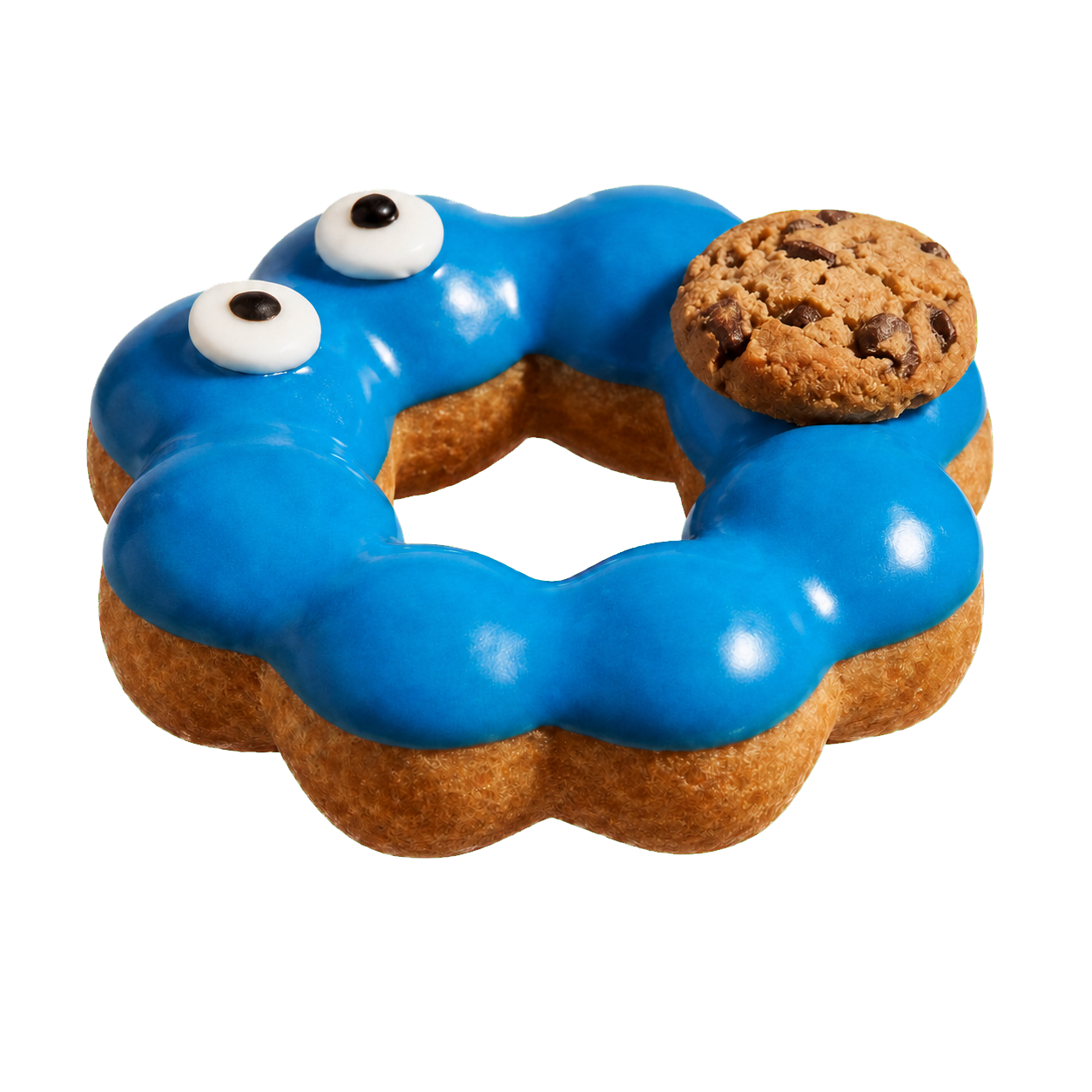 Bober Tea Cookie Monster Mochi Donut