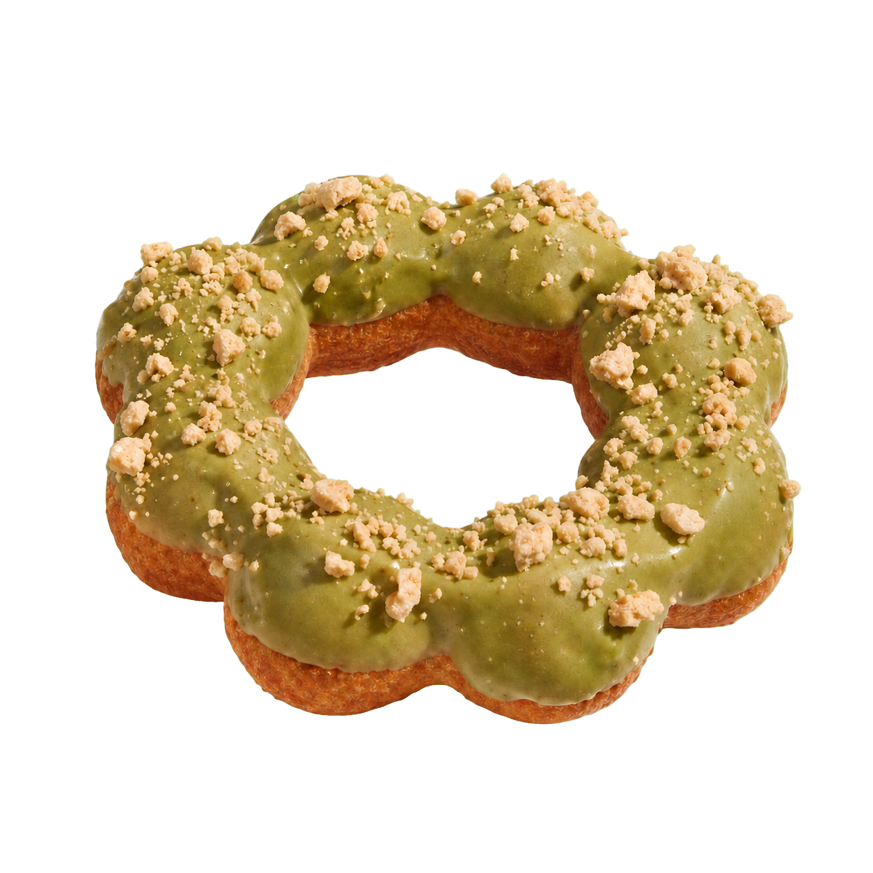 Bober Tea Matcha Crunch Mochi Donut